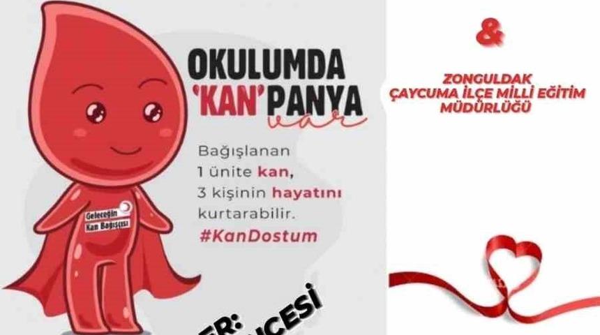 Çaycuma’da "Okulumda ’Kan’panya Var" projesi başladı