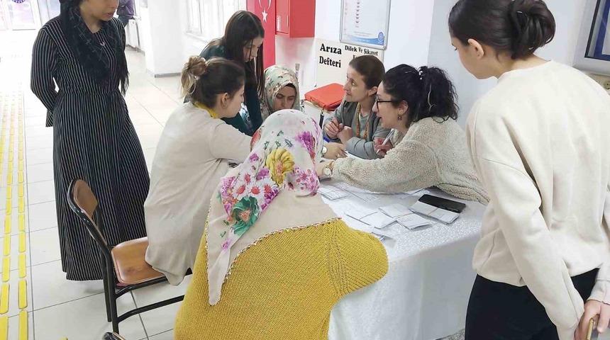 Hastane ayaklarına geldi, 12 branşta sağlık taraması yapıldı