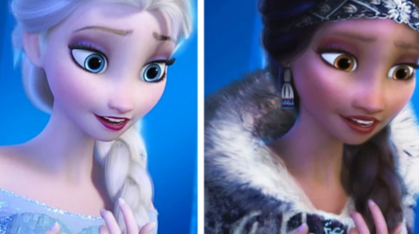 Disney prensesleri farklı ırklara ait olsalardı nasıl g&ouml;r&uuml;n&uuml;rlerdi?