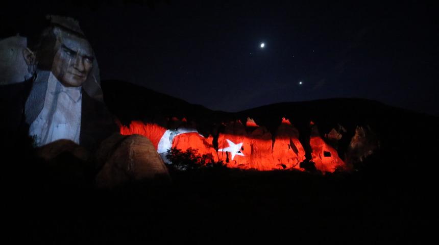 Kapadokya tarihi, 3D Mapping teknolojisi ile peribacalarına yansıtıldı