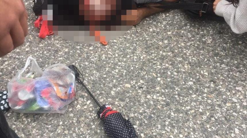 Ankara’da otomobilin çarptığı belediye işçisi yaralandı