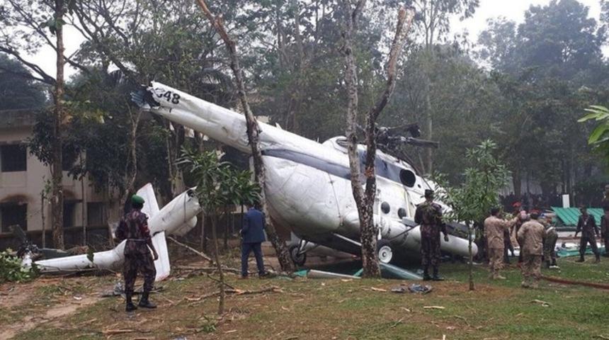 Kuveyt Genelkurmay Başkanı'nı taşıyan helikopter d&uuml;şt&uuml;!