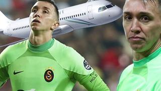 Muslera'dan beklenmedik hareket! Takım uçağında ortalığı birbirine kattı, arkadaşlarına bağırdı!