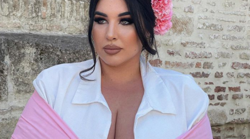 Sosyal medya fenomeni Natalie Lazona şaşkına çevirdi! Gelinliğini değil, düğün iç çamaşırını paylaştı... Olay yarattı