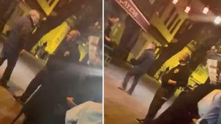 Çay bahçesinde kadınlara çirkin saldırı! Sosyal medyada büyük tepki çekti