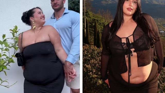 Büyük bedenli kadın yeterince seksi olmadığı için eleştiriliyor! Erkek arkadaşıyla beraber olduğuna inanmıyorlar