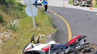 Muğla'da otomobille çarpışan motosikletteki polis memuru öldü