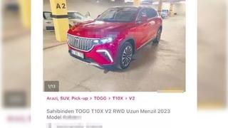 İkinci el Togg'un fiyatı gündem oldu, görenler şaşkına döndü! Harekete geçildi