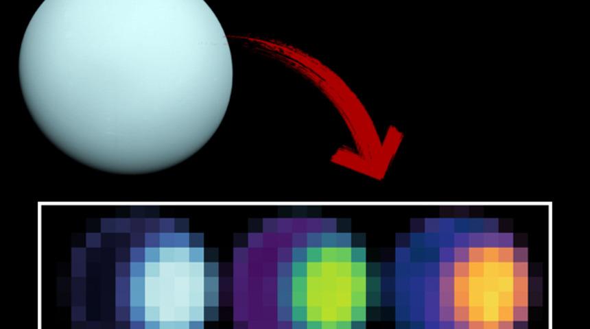 NASA, ilk defa görüntüledi! Uranüs'ün kuzey kutbunda dönüyor: Heyecan verici...