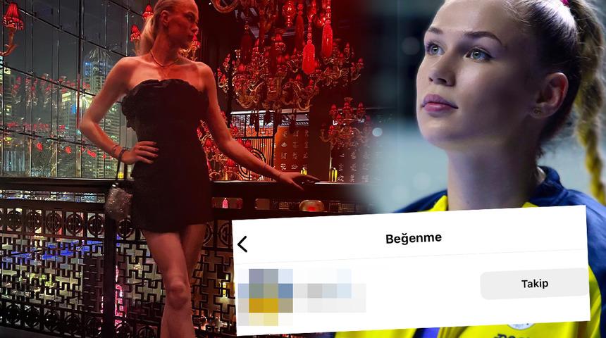 Fenerbahçe'nin güzel oyuncusu Arina Fedorovtseva paylaştı, Berke Özer'den beğeni geldi!
