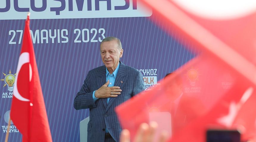 Son dakika: Cumhurbaşkanı Erdoğan 'Herkes sandığa gitmeli' deyip &ccedil;ağrıda bulundu! '&Ouml;yle bir kazanacağız ki 85 milyon ferdi ile t&uuml;m T&uuml;rkiye kazanacak'