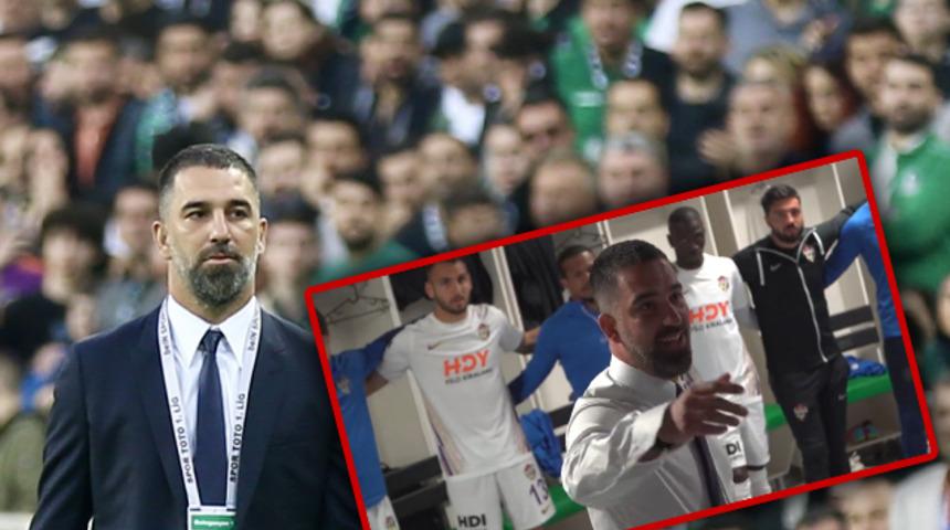 Arda Turan'ın soyunma odasında yaptığı konuşma yayınlandı! 'Sizden sadece bir şey istiyorum...'