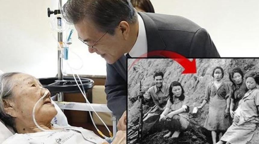 Güney Kore Başkanı'ndan, seks kölesi yapılmış kadınlara özür
