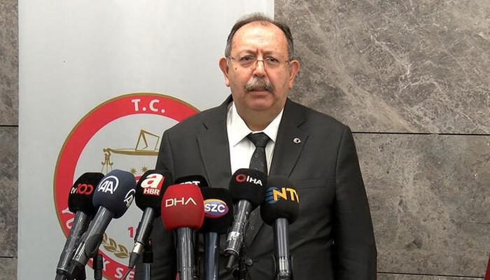 YSK Başkanı Ahmet Yener'den seçim sonuçlarıyla ilgili yayın yasağı açıklaması