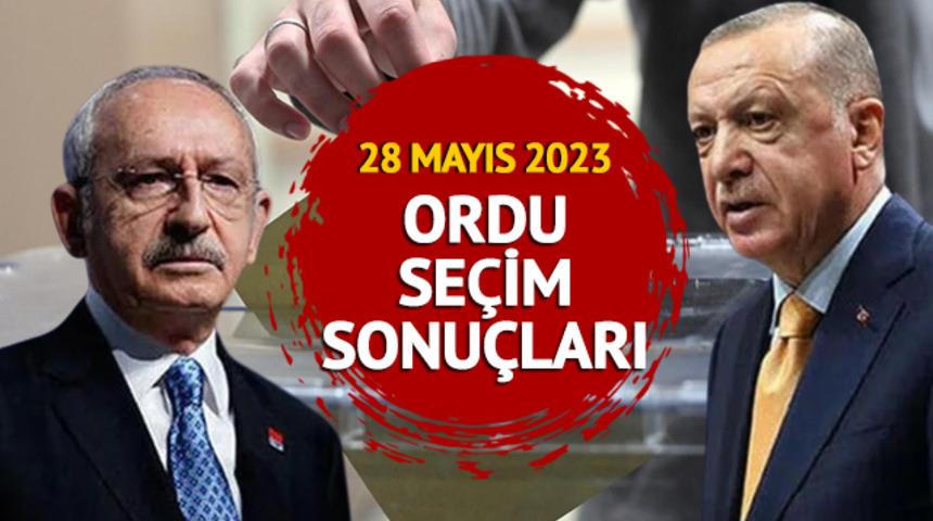 ORDU CUMHURBAŞKANLIĞI 2. TUR SEÇİM SONUÇLARI SON DAKİKA: YSK 28 Mayıs 2023 Ordu seçim sonuçları ve Erdoğan - Kılıçdaroğlu oy oranları!