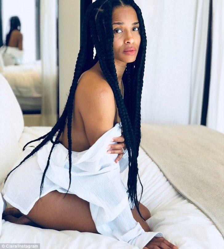 Ciara soyundu fotoğraflarını kocası çekti! G3