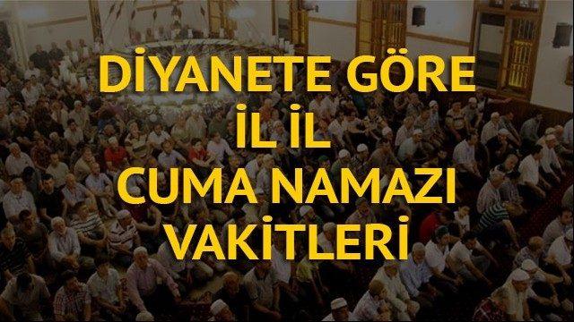 Cuma namazı saat kaçta? İşte Diyanete göre il il cuma namazı saatleri (5 Ocak Cuma)