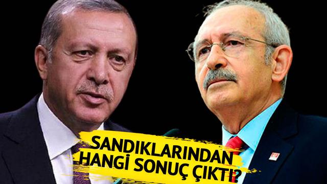 Merak ediliyordu, belli oldu! İşte Erdoğan ve Kılıçdaroğlu'nun sandıklarından çıkan sonuç
