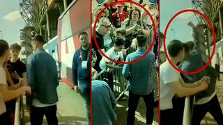 Dünyaca ünlü futbolcu, takım arkadaşına ırkçılık yapan taraftarı yumrukla bayılttı!