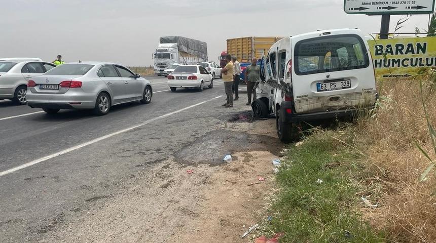 Şanlıurfa’da trafik kazası: 5 yaralı
