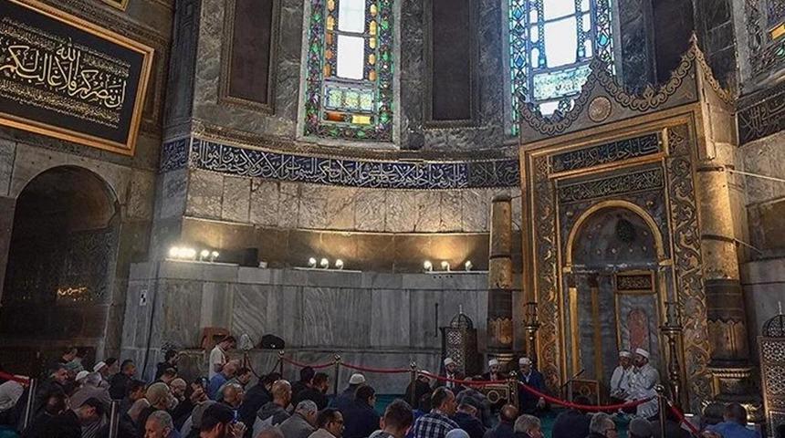 Ayasofya-i Kebir Cami-i Şerifi'nde İstanbul'un fethi için mevlit okutuldu