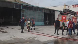 Amasya'da fabrika yangını: 8 kişi hastanelik oldu!