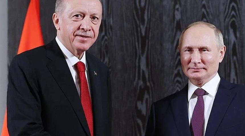 Son dakika: Rusya Devlet Başkanı Putin ve Cumhurbaşkanı Erdoğan görüştü! Kritik 'yeni dönem' vurgusu