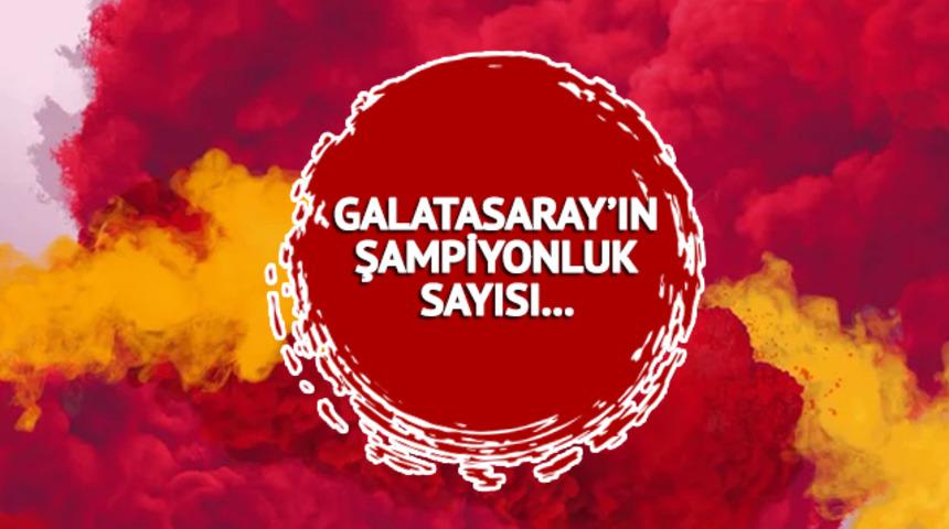 Galatasaray kaç kez şampiyon oldu? Sezon sezon Süper Lig'de Galatasaray'ın şampiyonluk sayısı...