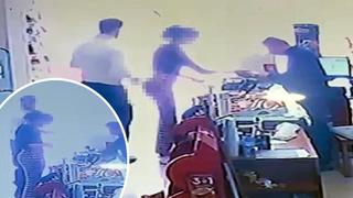 Skandal görüntüler! Kasada ödeme yapan 13 yaşındaki kızı markette taciz etti... Saniye saniye kameralara yakalandı