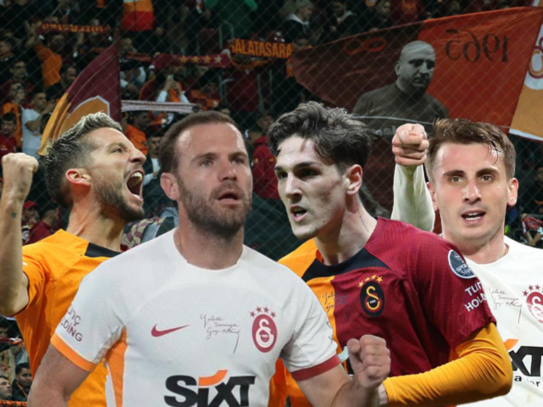 Şampiyon Galatasaray'da ilklerin gecesi! Tam 23 futbolcu bunu daha &ouml;nce hi&ccedil; yaşamamıştı...