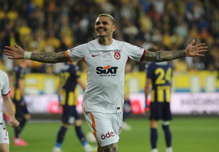Süper Lig'de şampiyon Galatasaray oldu, Icardi'nin yıldızlaştığı maçta Sarı-Kırmızılılar Ankaragücü'nü 4-1 mağlup ederek ipi göğüsledi! G3