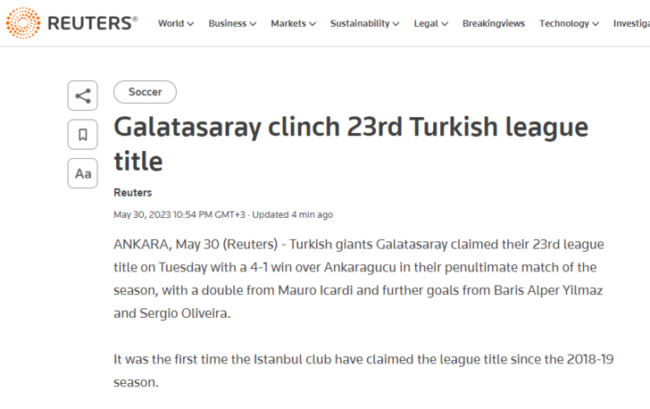 Dünya Galatasaray'ı konuşuyor... Ankaragücü maçının ardından manşetler Sarı-Kırmızı! İşte şampiyonluğun yankıları G1