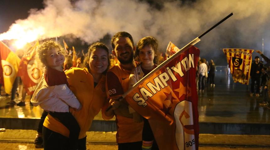 Galatasaray'ın şampiyonluğu Antalya'da kutlanıyor