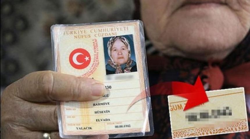 Böyle kimlik görülmedi! Karabüklü Rahmiye teyze 00.00 doğumlu