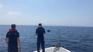 Aydın açıklarında 84 düzensiz göçmen kurtarıldı