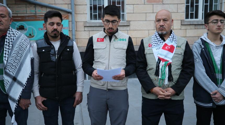 İsrail'in "Mavi Marmara" saldırısı yıldönümünde Nevşehir'de protesto edildi