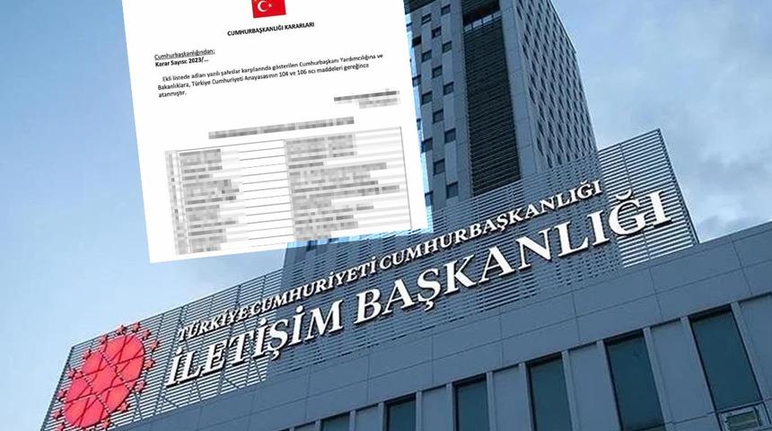 Sosyal medyadaki 'kabine listeleri' ile ilgili İletişim Başkanlığı'ndan açıklama! "Asılsızdır"