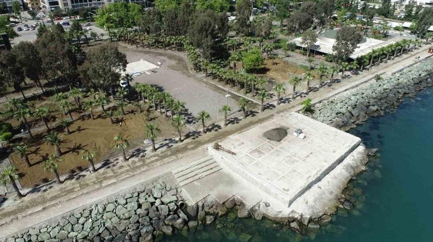 Akçaabat Sahil Park etap etap ilerliyor