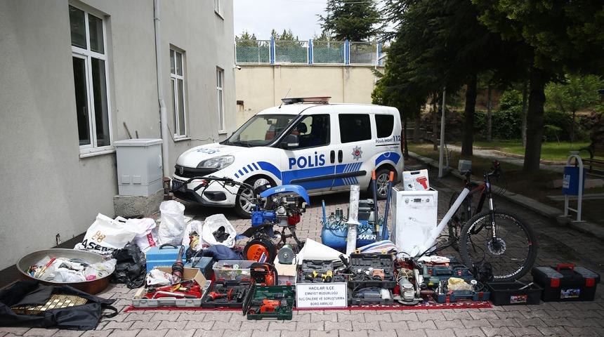 Kayseri'de bağ evlerinden tarım ve el aleti hırsızlığının şüphelisi yakalandı