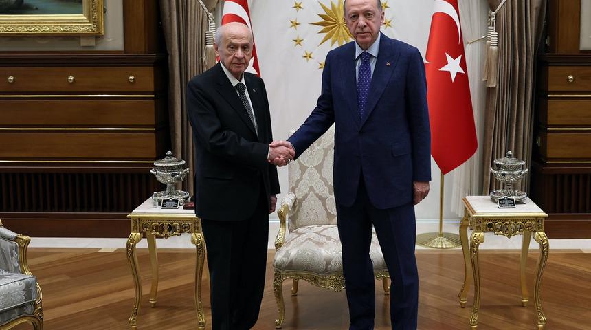 'Kabine' hareketliliği sürerken Erdoğan'dan kritik görüşme! Beştepe'de Bahçeli'yi kabul etti