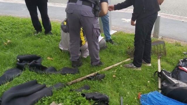 Kocaeli'de kaçak midye avcılığı yapan 4 kişi yakalandı