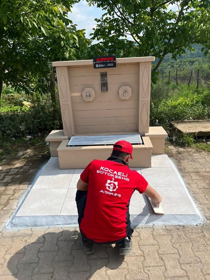 Kandıra Teksen’in lezzetli suyu ile ünlü çeşmesi yenilendi G2