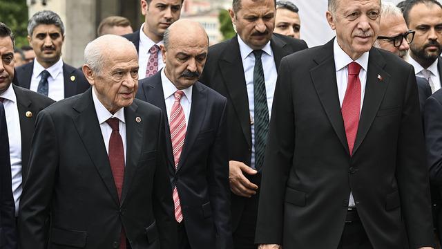 SON DAKİKA | MHP lideri Bahçeli karşıladı! Cumhurbaşkanı Erdoğan milletvekili yemin törenini locadan takip etti