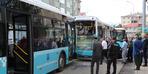Erzurum'da şehir içi toplu ulaşım otobüsleri kaza yaptı!