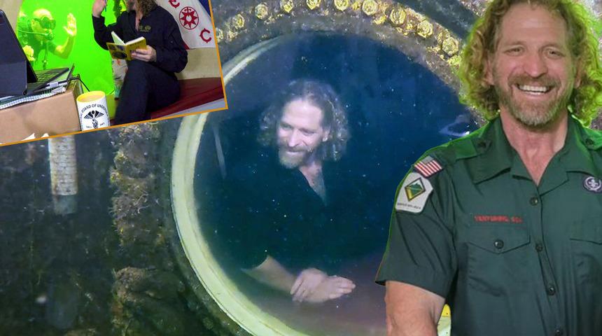 Atlantik Okyanusu’nun dibinde tam 93 gün geçirdi! Şimdi 10 yaş daha genç görünüyor... 100 metrekarelik alanda yaşadı