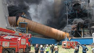 Kahramanmaraş'ta termik santralde korkutan yangın! 1 saatte kontrol altına alındı