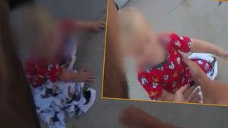 İçindeki 2 yaşındaki çocukla birlikte araba çalındı! Çocuk dükkanın park yerine tek başına bırakıldı