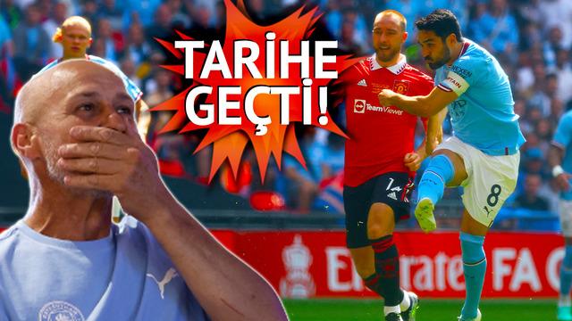 İlkay Gündoğan final maçında tarihe geçti! 13. saniyede golünü attı, Manchester United oyuncuları dondu kaldı
