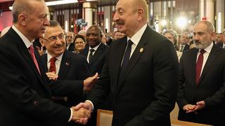 Cumhurbaşkanı Erdoğan'ın Göreve Başlama Töreni'nde dikkat çeken kare! Aliyev ve Paşinyan...