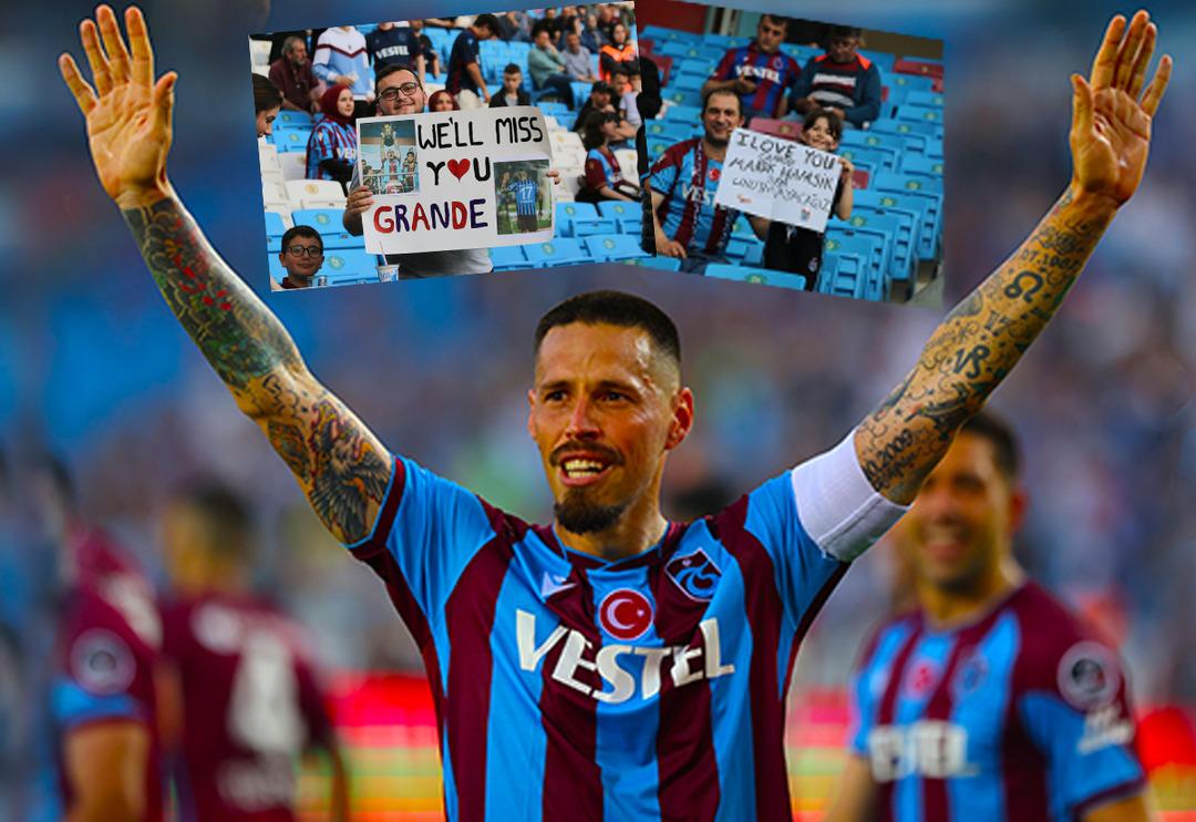 Trabzonspor'da Marek Hamsik'ten m&uuml;thiş veda! Gol&uuml;n&uuml; attı, g&ouml;zyaşlarını tutamadı